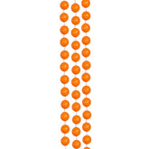 Orange 33" 7mm Bead Necklaces